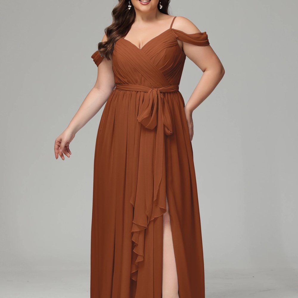 Cicinia Bridesmaid Dress-Off The Shoulder